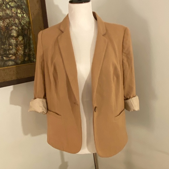 The Limited Lined Blazer, Camel, Sz XL - Picture 12 of 14